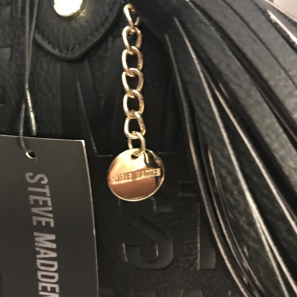 Steve Madden Speedy Logo Satchel - Picture 8 of 8